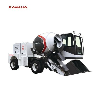 2200L Automatic Concrete Mixer 1.2m3 Truck Mounted Mixer Feeder